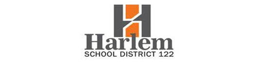 Harlem School District 122 logo