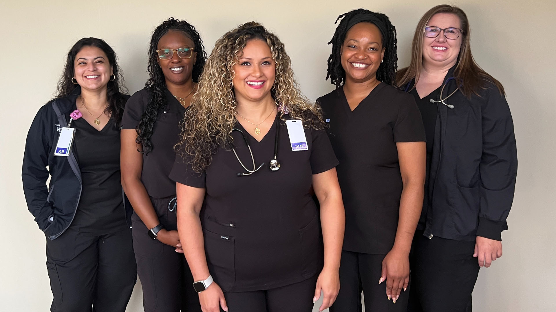 group of smiling public health nurses from WCHD.