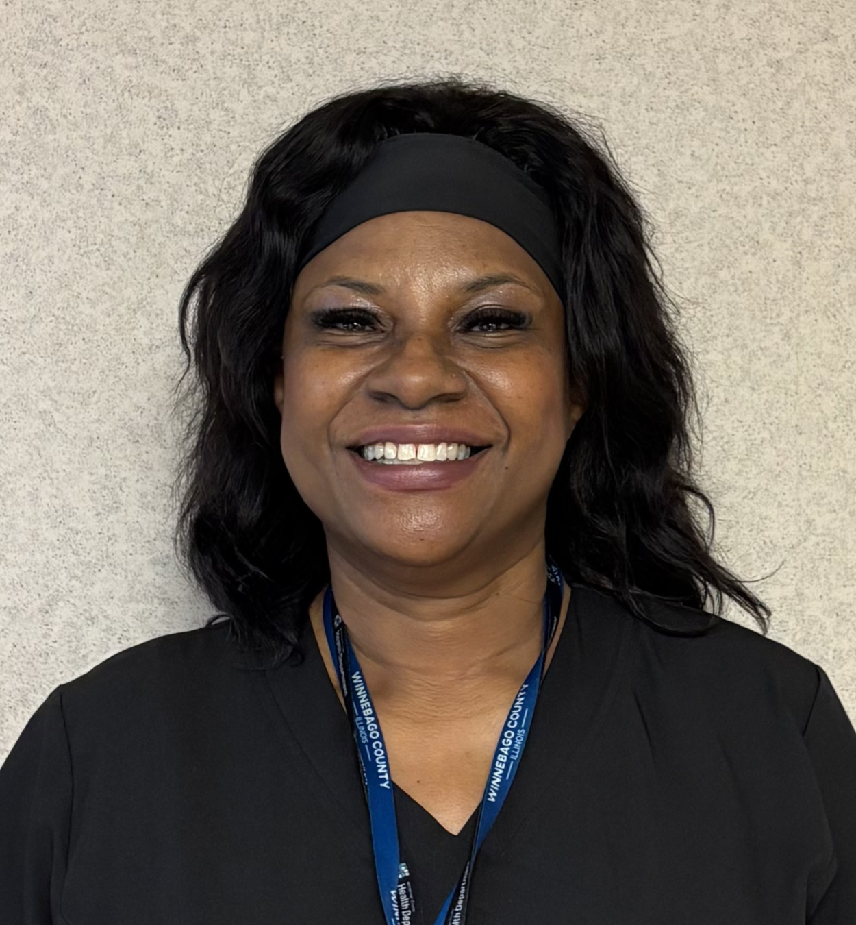 Simona, a public health nurse with Winning Start Winnebago